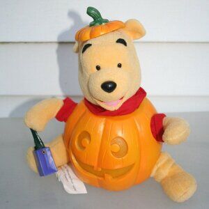 Winnie the Pooh Pumpkin Holiday Animated Motion 10" Figure #2